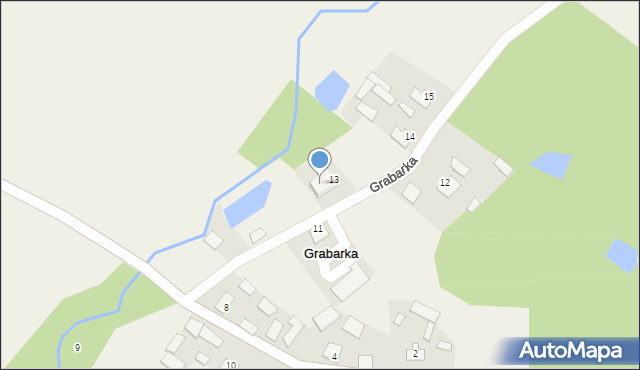 Grabarka, Grabarka, 14a, mapa Grabarka