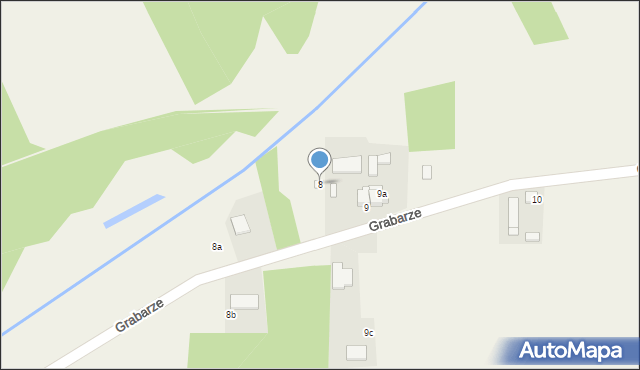 Grabarze, Grabarze, 8, mapa Grabarze