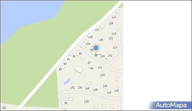 Grabce, Grabce, 98, mapa Grabce