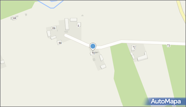 Grabice, Grabice, 70, mapa Grabice