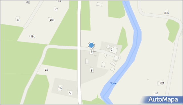 Grabie, Grabie, 1, mapa Grabie