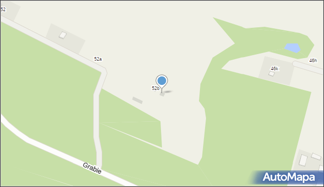 Grabie, Grabie, 52c, mapa Grabie
