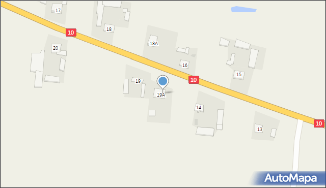 Grąbiec, Grąbiec, 19B, mapa Grąbiec