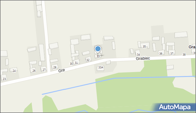 Grabiec, Grabiec, 33, mapa Grabiec
