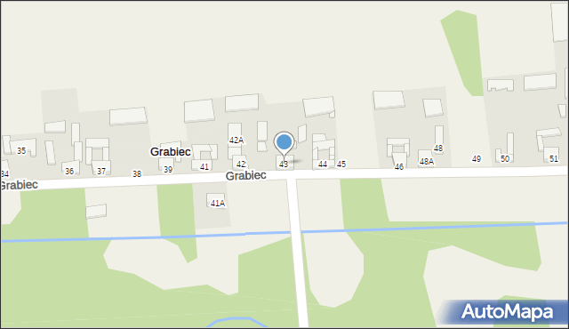 Grabiec, Grabiec, 43, mapa Grabiec