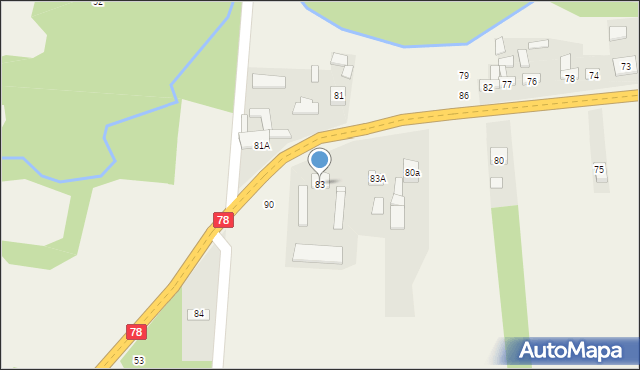 Grabiec, Grabiec, 83, mapa Grabiec