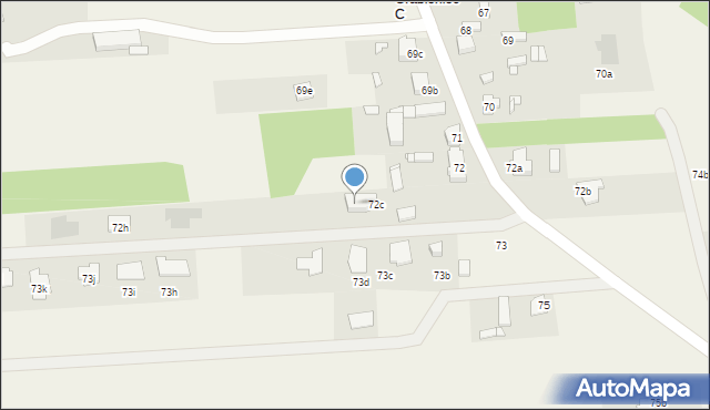 Grabieniec, Grabieniec, 72d, mapa Grabieniec