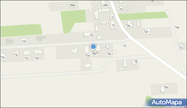 Grabieniec, Grabieniec, 73c, mapa Grabieniec