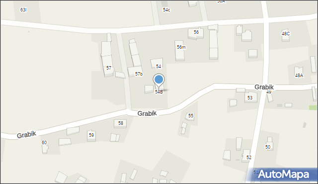 Grabik, Grabik, 54B, mapa Grabik