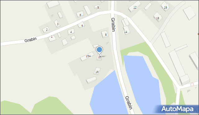 Grabin, Grabin, 15, mapa Grabin