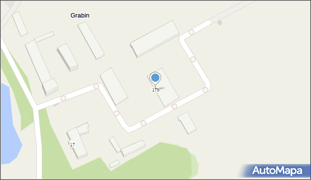 Grabin, Grabin, 17b, mapa Grabin