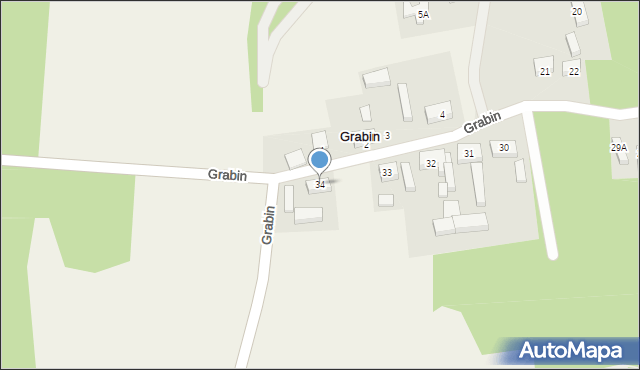 Grabin, Grabin, 34, mapa Grabin