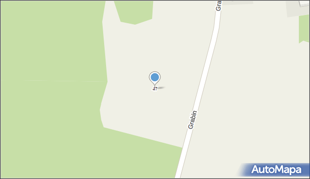 Grabin, Grabin, 47, mapa Grabin
