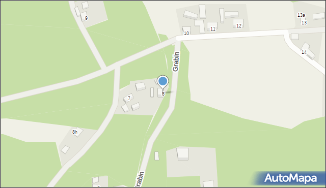 Grabin, Grabin, 8, mapa Grabin