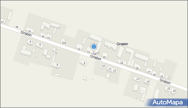Grabin, Grabin, 31a, mapa Grabin