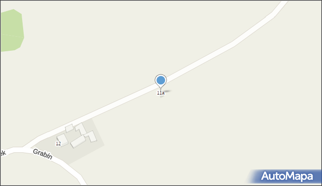 Grabinek, Grabinek, 11a, mapa Grabinek
