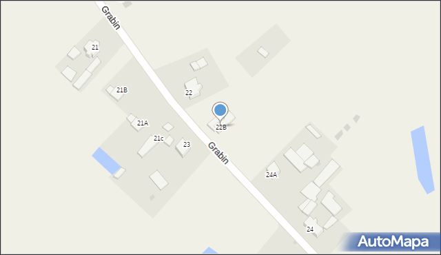 Grabinek, Grabinek, 22B, mapa Grabinek
