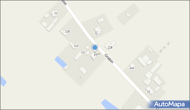 Grabinek, Grabinek, 23, mapa Grabinek