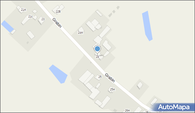 Grabinek, Grabinek, 24, mapa Grabinek