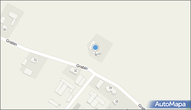 Grabinek, Grabinek, 33, mapa Grabinek