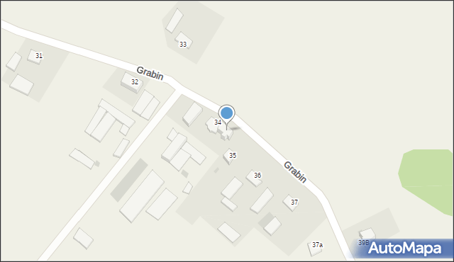 Grabinek, Grabinek, 34a, mapa Grabinek