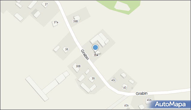 Grabinek, Grabinek, 38A, mapa Grabinek