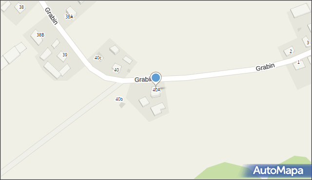 Grabinek, Grabinek, 40A, mapa Grabinek