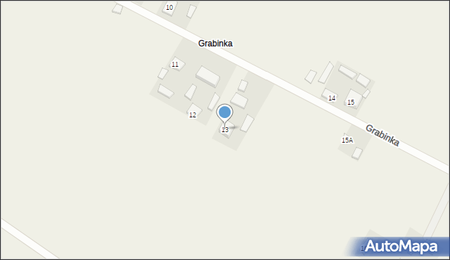 Grabinka, Grabinka, 13, mapa Grabinka