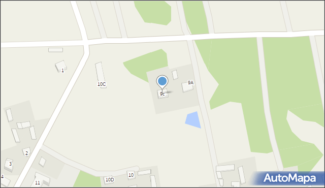 Grabiny, Grabiny, 9c, mapa Grabiny