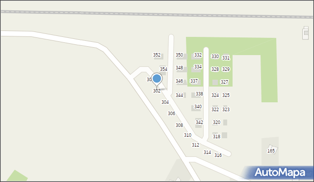 Grabiny, Grabiny, 302, mapa Grabiny