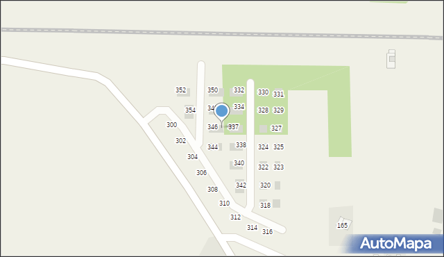 Grabiny, Grabiny, 347, mapa Grabiny