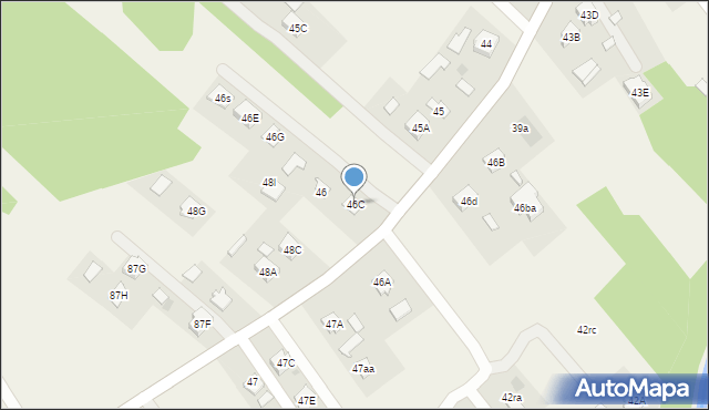 Grabiny, Grabiny, 46C, mapa Grabiny