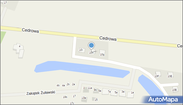 Grabiny-Zameczek, Grabowa, 10h, mapa Grabiny-Zameczek