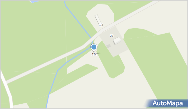 Grabiszew, Grabiszew, 22a, mapa Grabiszew