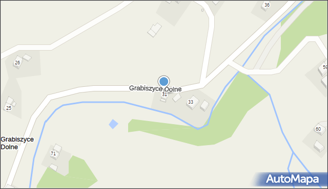 Grabiszyce Dolne, Grabiszyce Dolne, 31, mapa Grabiszyce Dolne