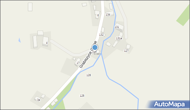 Grabiszyce Górne, Grabiszyce Górne, 130, mapa Grabiszyce Górne