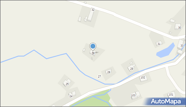 Grabiszyce Średnie, Grabiszyce Średnie, 26, mapa Grabiszyce Średnie