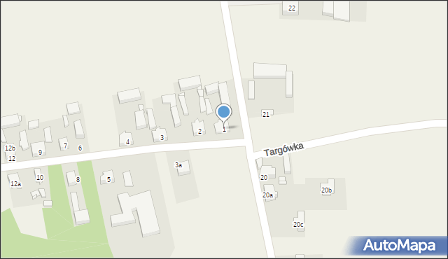 Grąbków, Grąbków, 1, mapa Grąbków