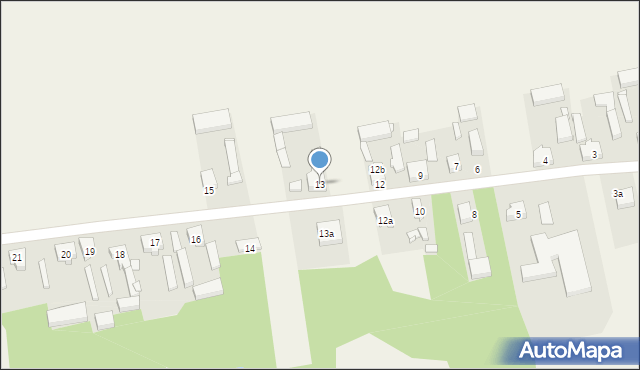 Grąbków, Grąbków, 13, mapa Grąbków