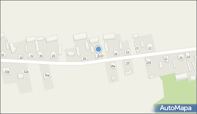 Grąbków, Grąbków, 27, mapa Grąbków