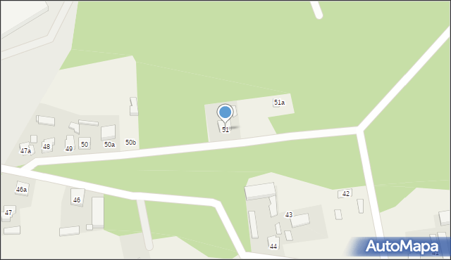 Grąbków, Grąbków, 51, mapa Grąbków