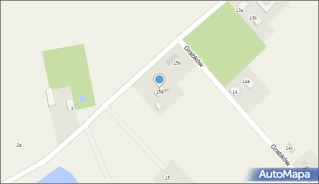 Grabków, Grabków, 15a, mapa Grabków