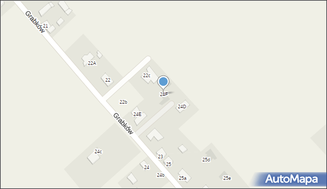 Grabków, Grabków, 24F, mapa Grabków