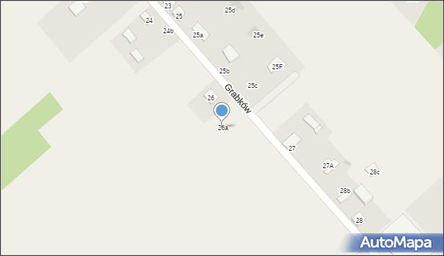 Grabków, Grabków, 26a, mapa Grabków