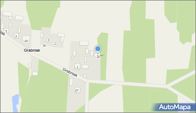 Grabniak, Grabniak, 1a, mapa Grabniak