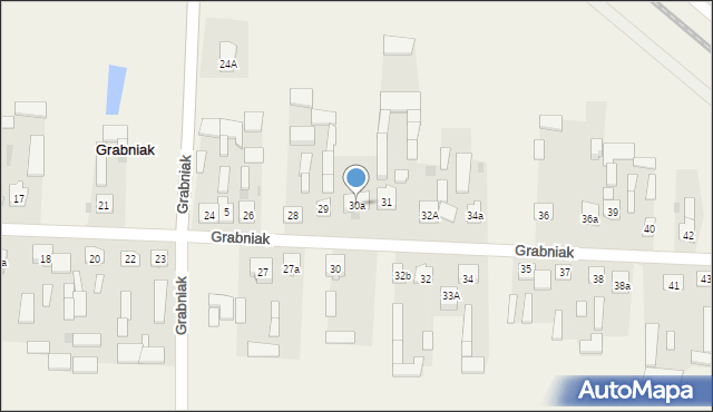 Grabniak, Grabniak, 30a, mapa Grabniak