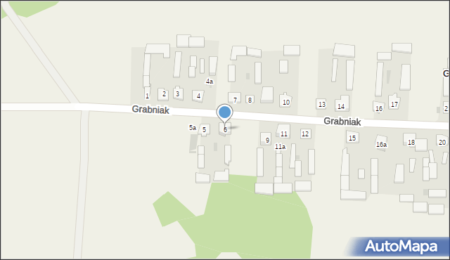 Grabniak, Grabniak, 6, mapa Grabniak