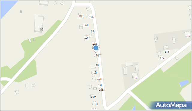 Grabniak, Grabniak, 19g, mapa Grabniak