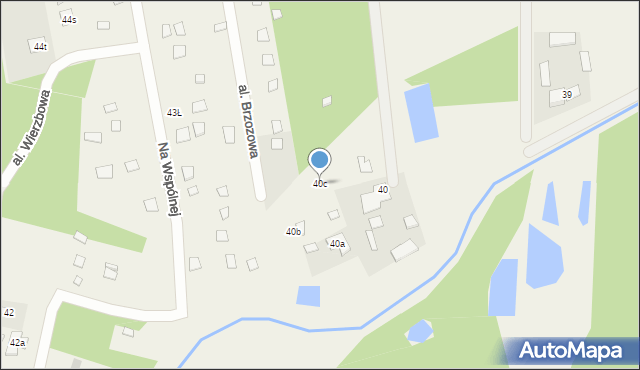 Grabniak, Grabniak, 40c, mapa Grabniak