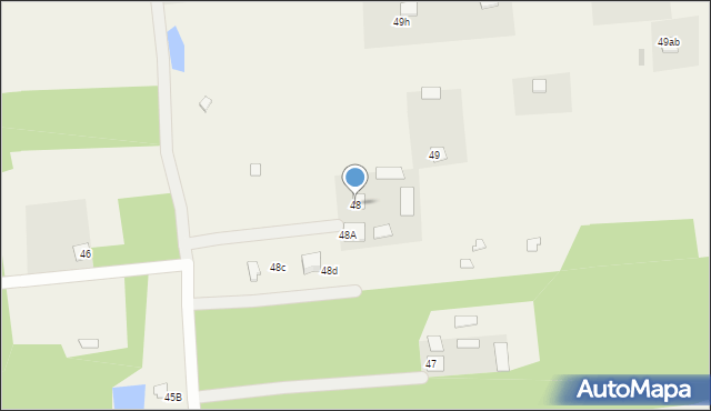 Grabniak, Grabniak, 48, mapa Grabniak